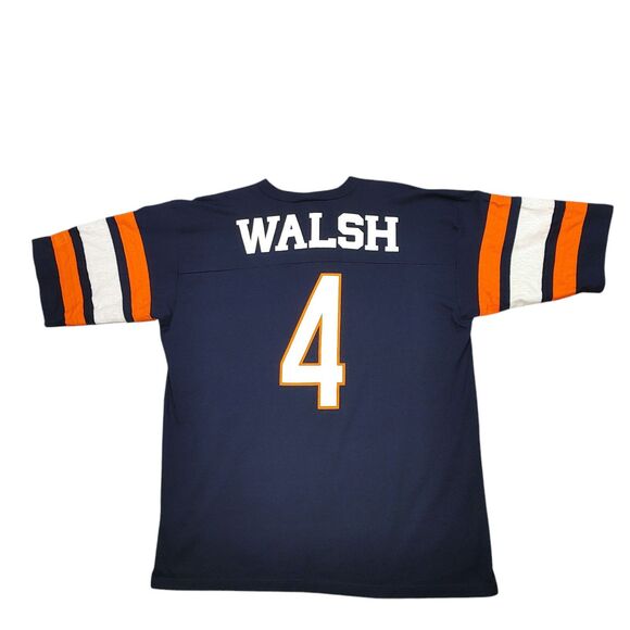 Vintg Chicago Bears Steve Walsh #4 Logo 7 Jersey Men's (46" Chest, 30" Long) - Picture 1 of 15
